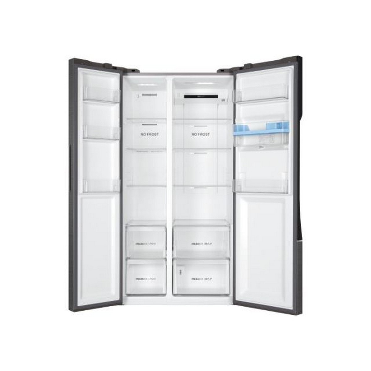 Frigorífico Side by Side Haier SBS 90 Série 3 HSR3918EWPG No Frost com Dispensador de Água e de 177,5 cm - Silver Silver-3