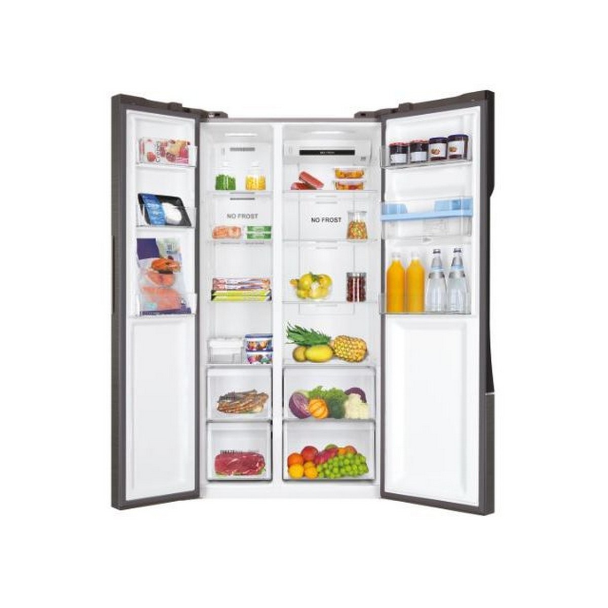 Frigorífico Side by Side Haier SBS 90 Série 3 HSR3918EWPG No Frost com Dispensador de Água e de 177,5 cm - Silver Silver-4