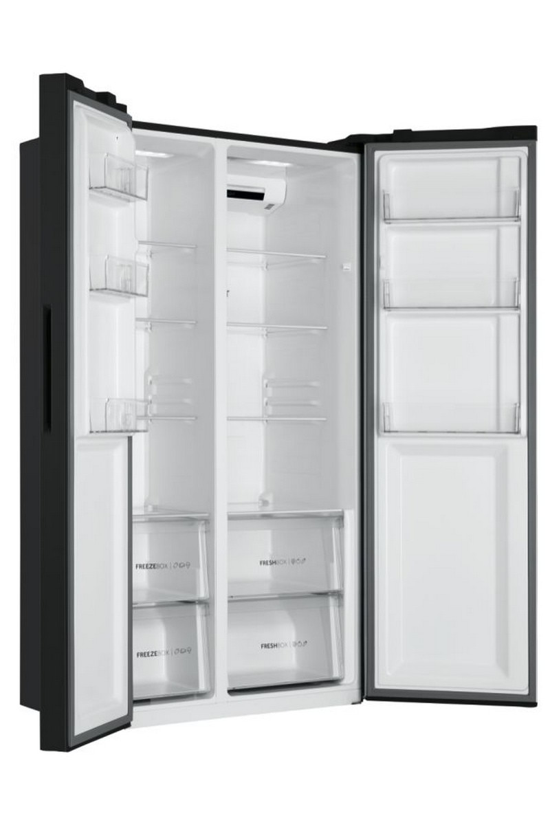 Frigorífico Side by Side Haier SBS 90 Série 33 HSR3918ENPB No Frost e de 177,5 cm - Preto Preto-9