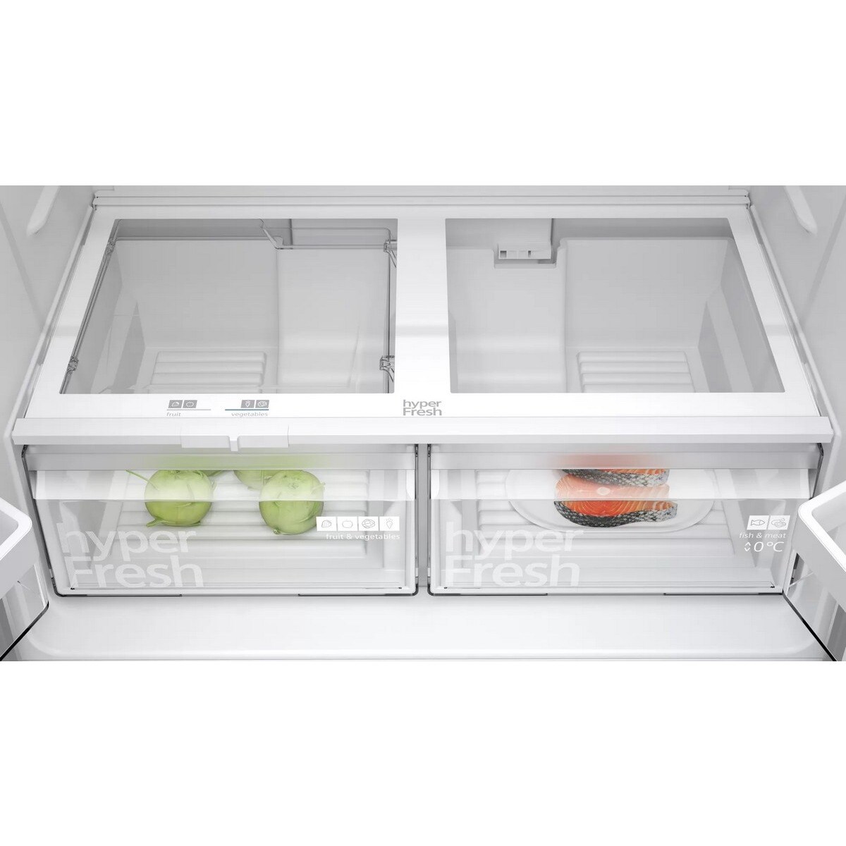 Frigorífico Americano Siemens de 4 Portas iQ300 KF96NVPEA No Frost French Door MultiDoor de 183 cm - Inox Easyclean Inox-4