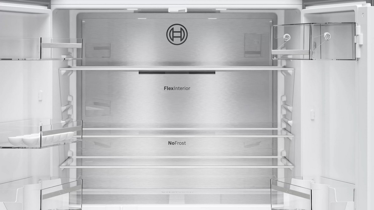 Frigorífico Americano Bosch de 4 Portas Série 6 KFN96APEA French Door e MultiDoor, Home Connect, VitaFresh Plus XXL e No Frost e de 183 cm - Inox Anti-dedadas Inox anti marcas-4