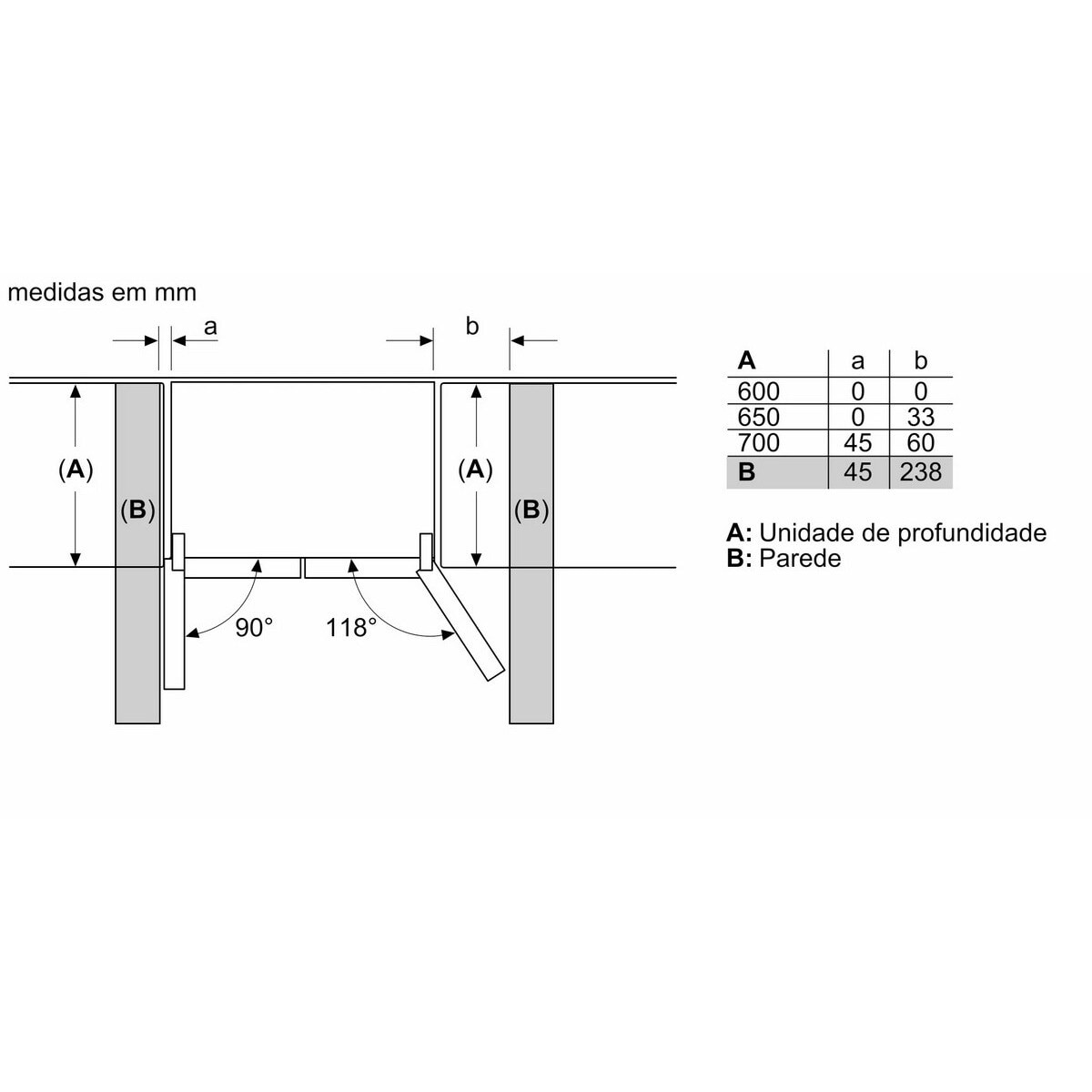 Frigorífico Americano Bosch de 4 Portas Série 6 KFN96APEA French Door e MultiDoor, Home Connect, VitaFresh Plus XXL e No Frost e de 183 cm - Inox Anti-dedadas Inox anti marcas-12