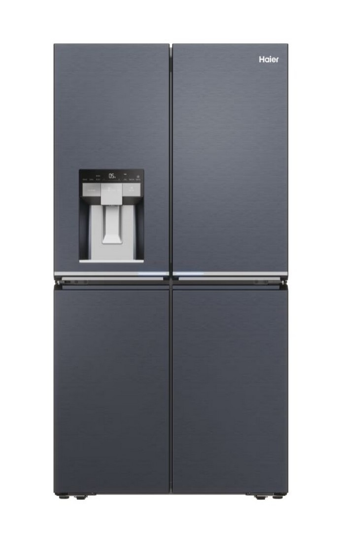 Imagem 0 de Frigorífico Americano Haier de 4 Portas HCR7918EIMB Cube 90 Series 7 No Frost de 177,5 cm - Preto Escovado