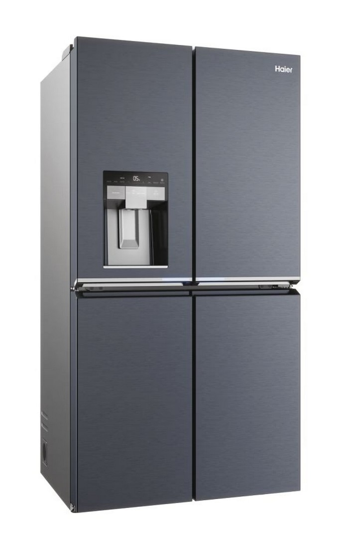 Frigorífico Americano Haier de 4 Portas HCR7918EIMB Cube 90 Series 7 No Frost de 177,5 cm - Preto Escovado Preto escovado-2