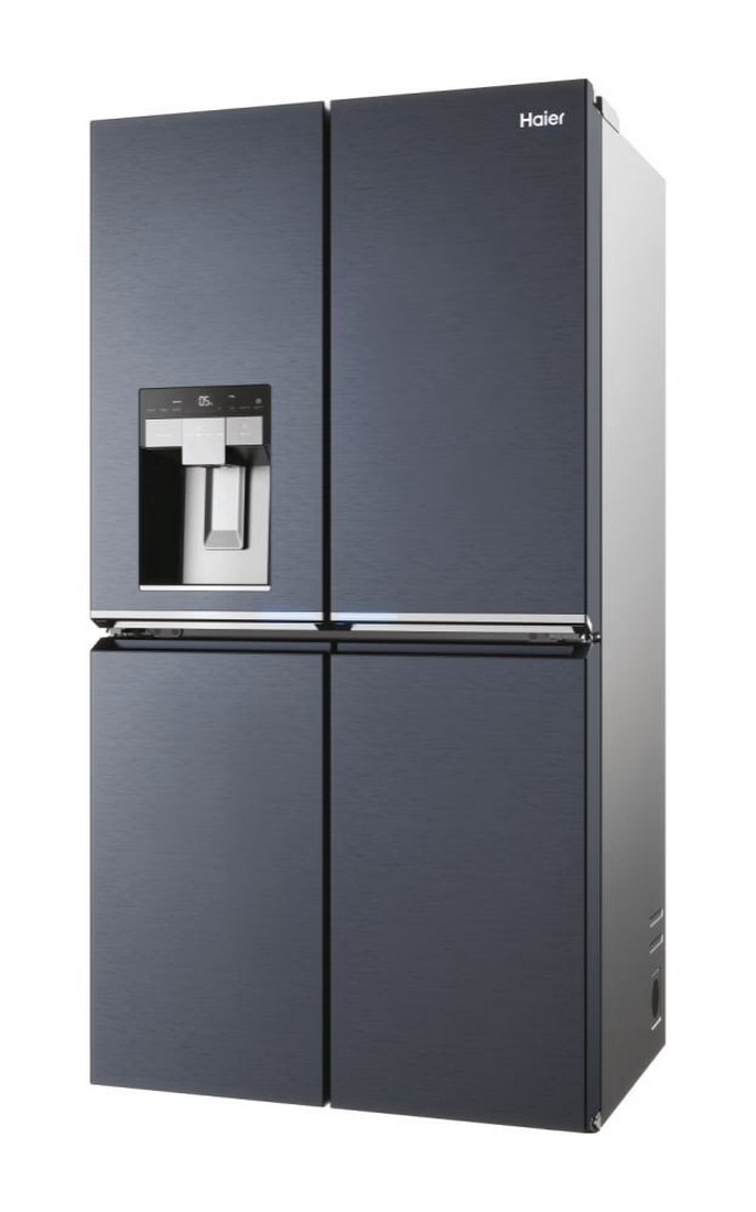 Frigorífico Americano Haier de 4 Portas HCR7918EIMB Cube 90 Series 7 No Frost de 177,5 cm - Preto Escovado Preto escovado-3