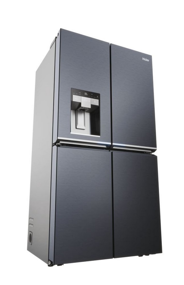 Frigorífico Americano Haier de 4 Portas HCR7918EIMB Cube 90 Series 7 No Frost de 177,5 cm - Preto Escovado Preto escovado-4