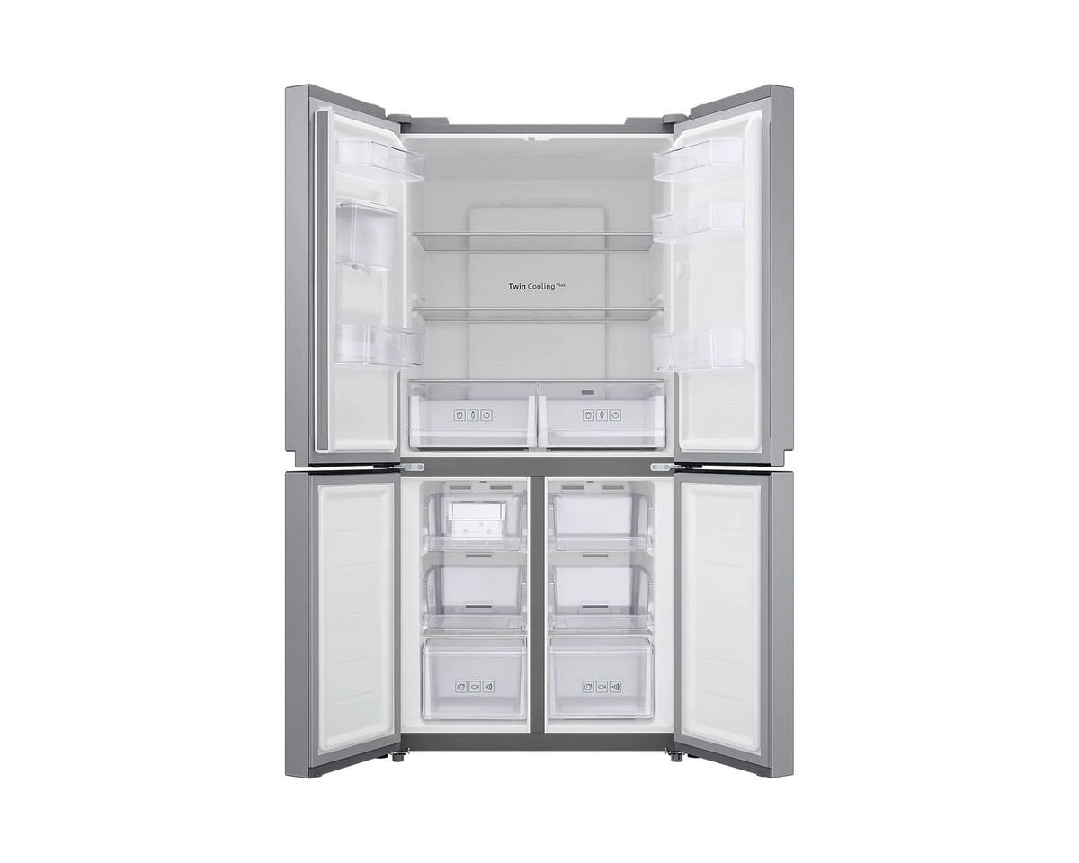 Frigorífico Americano Samsung de 4 Portas RF48A401EM9 No Frost, Twin Cooling Plus, com Depósito Água e de 179,3 cm - Cinza Mate Inox-5