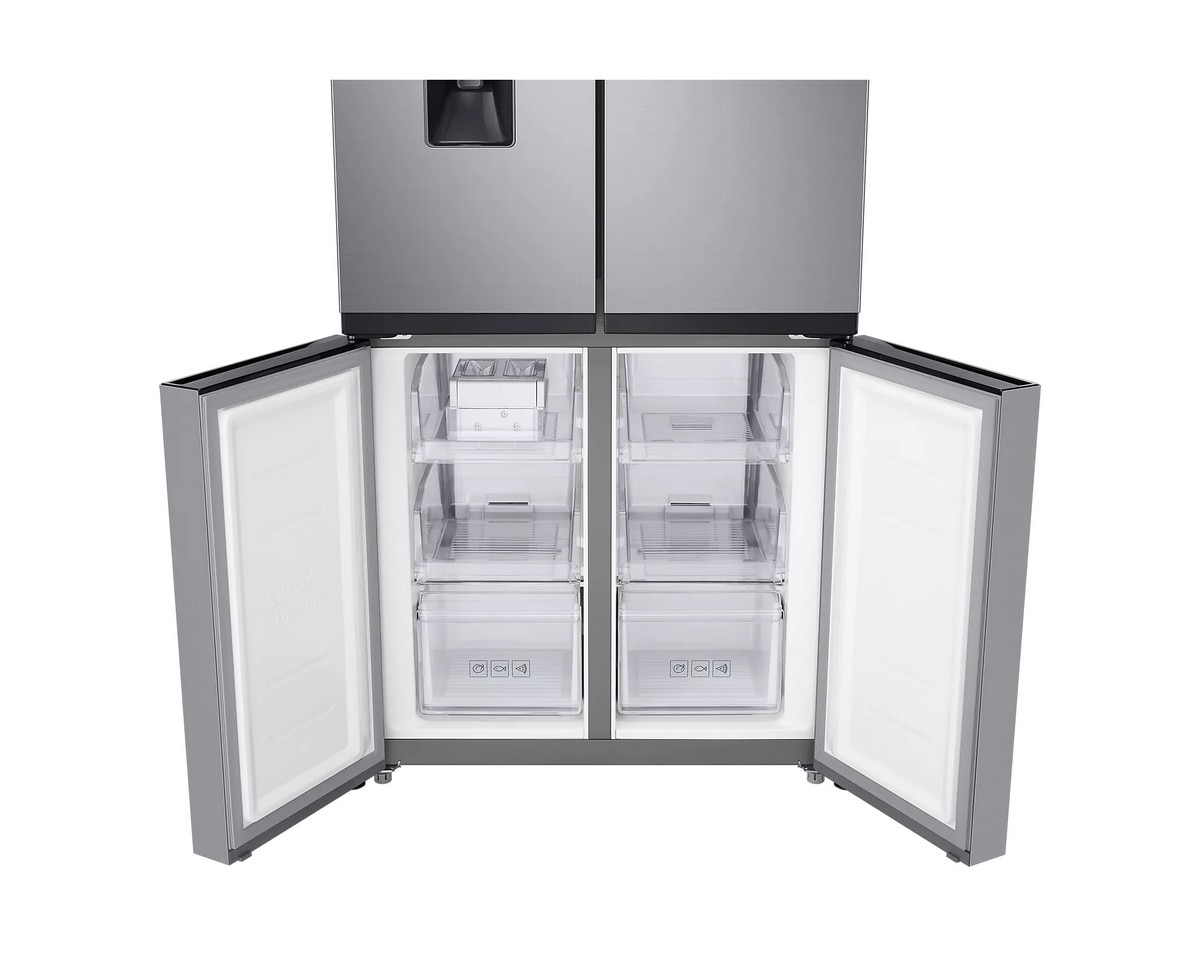 Frigorífico Americano Samsung de 4 Portas RF48A401EM9 No Frost, Twin Cooling Plus, com Depósito Água e de 179,3 cm - Cinza Mate Inox-7