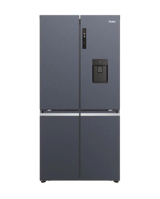Imagem 0 de Frigorífico Americano Haier Cube 90 Série 5 HCR5919EHMB de 4 Portas, No Frost e de 190 cm - Preto Escovado