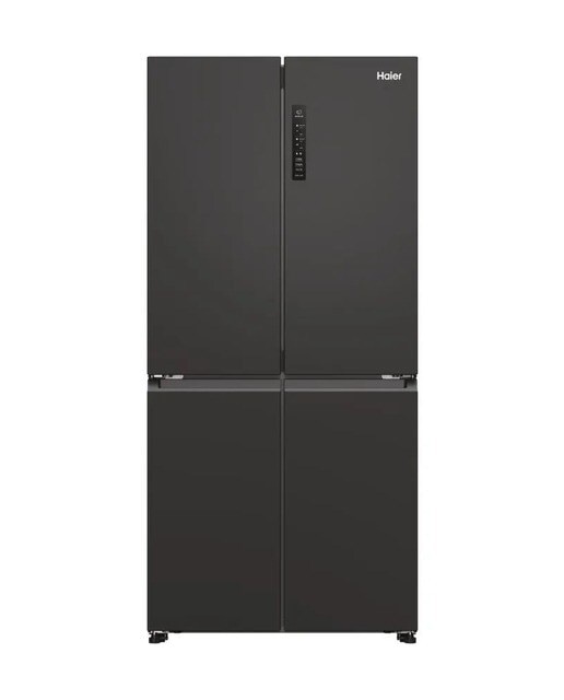 Imagem 0 de Frigorífico Americano Haier Cube 83 Série 3 HCR3818ENPT de 4 Portas, No Frost e de 181,5 cm - Preto Ardósia