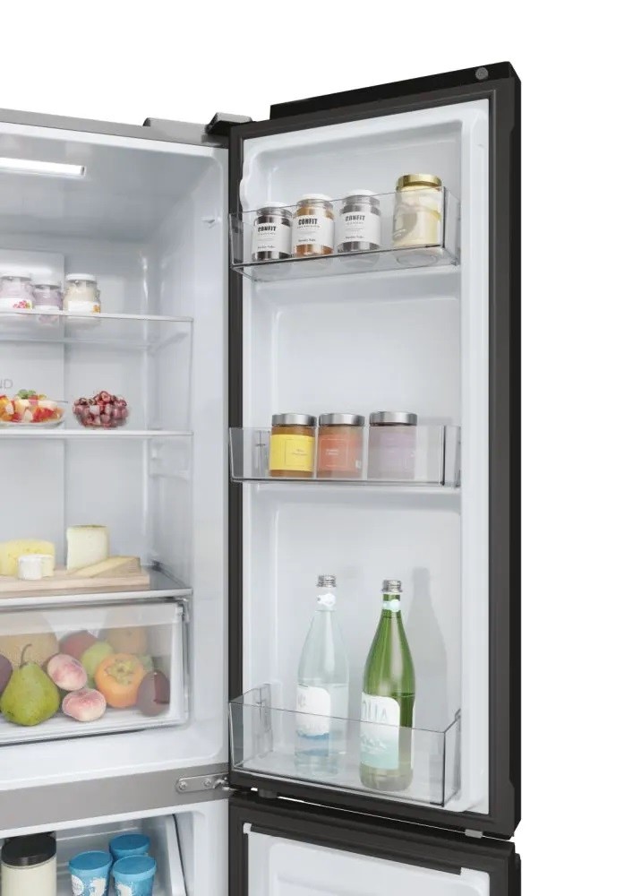Frigorífico Americano Haier Cube 83 Série 3 HCR3818ENPT de 4 Portas, No Frost e de 181,5 cm - Preto Ardósia Preto-8