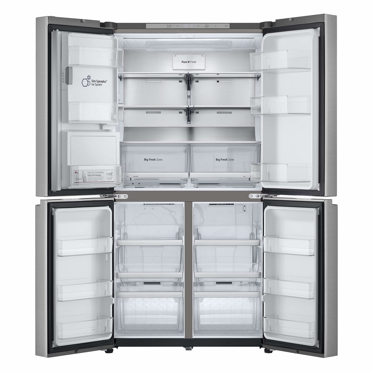 Frigorífico Americano LG GML960PYBE de 4 Portas No Frost com Dispensador e de 179,2 cm - Prime Silver Inox-3