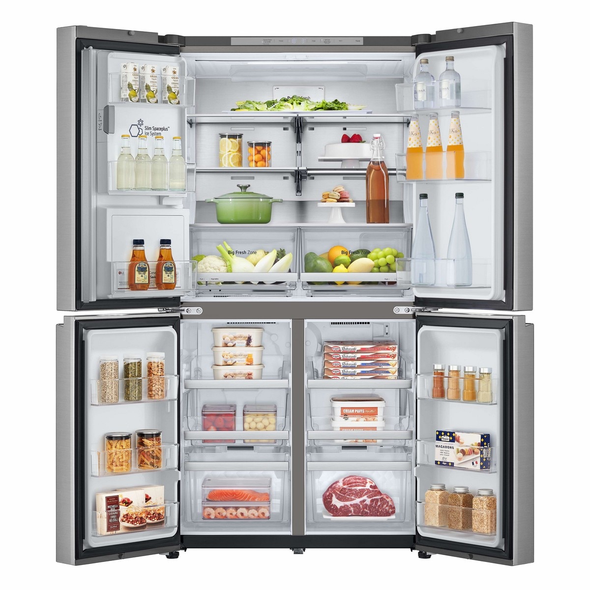 Frigorífico Americano LG GML960PYBE de 4 Portas No Frost com Dispensador e de 179,2 cm - Prime Silver Inox-4