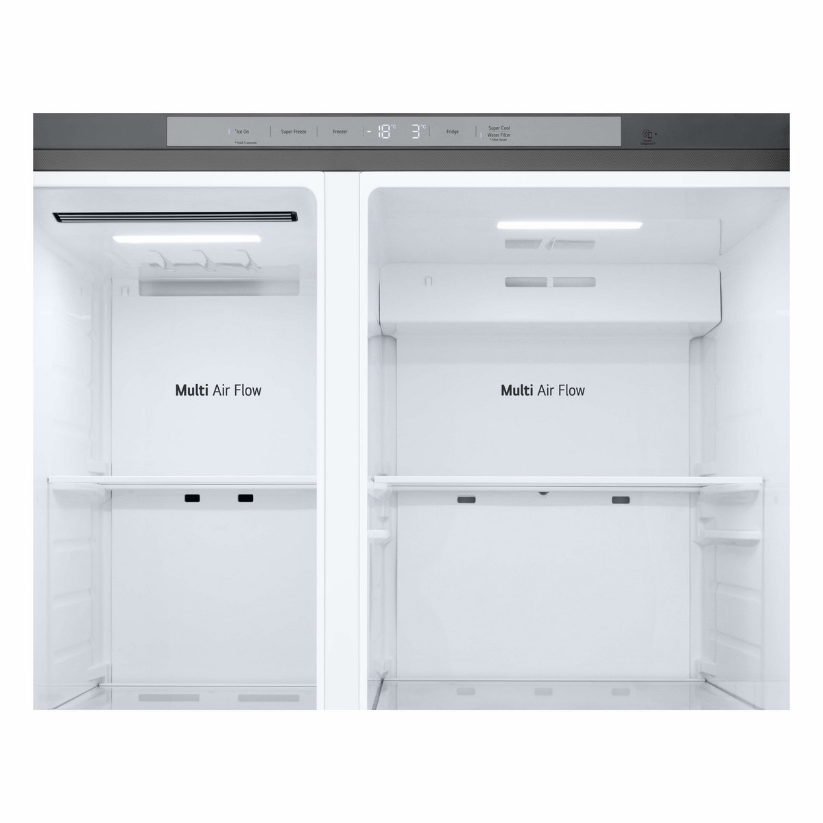 Frigorífico Americano LG GSLC40PYPE No Frost, Linear Cooling e MultiAirFlow e de 179 cm - Prime Silver Inox-4