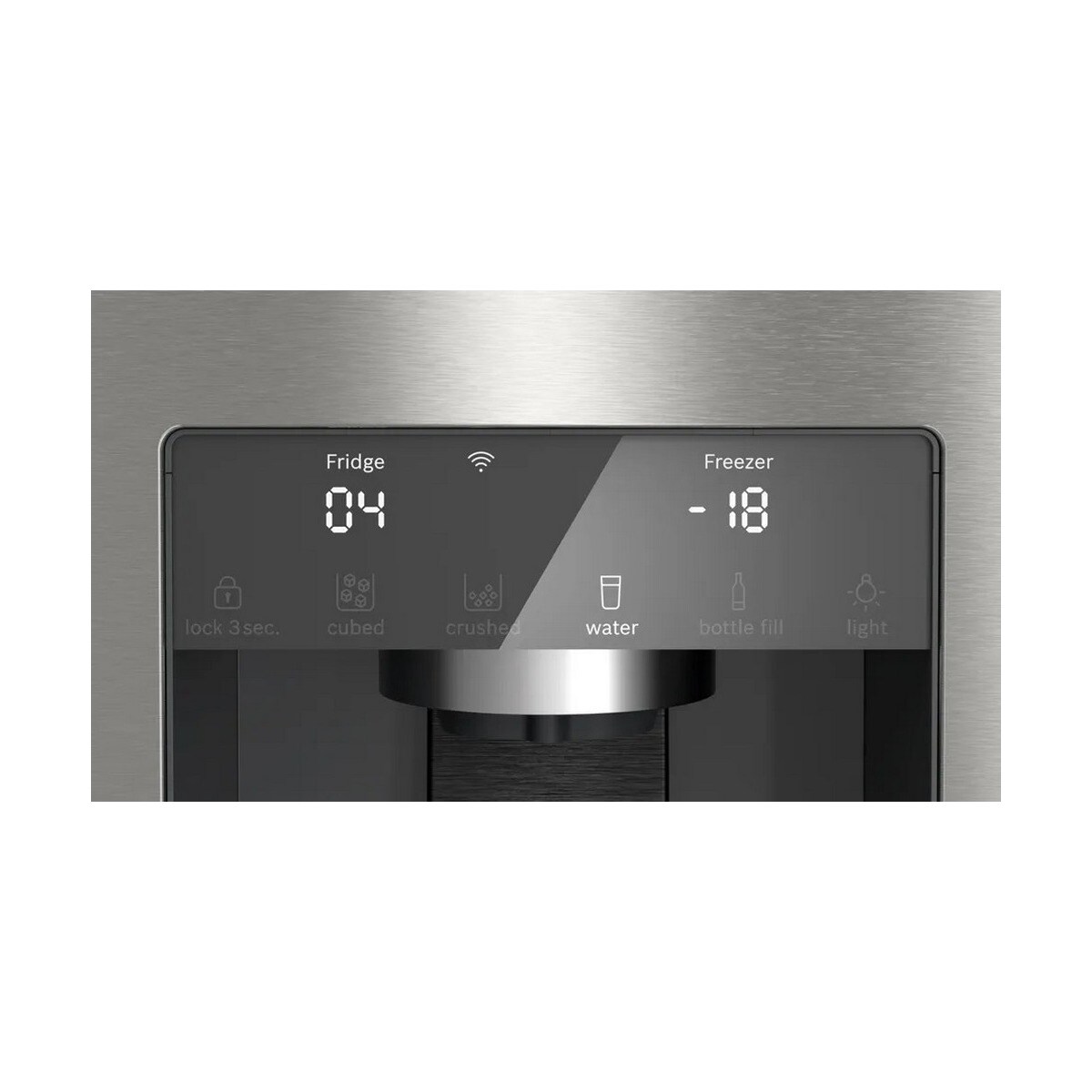 Frigorífico Americano Bosch Serie 6 KFD96APEA NoFrost, French Door, e multi door com Dispensador e de 183 cm - Aço Escovado Antidedadas Aço-4