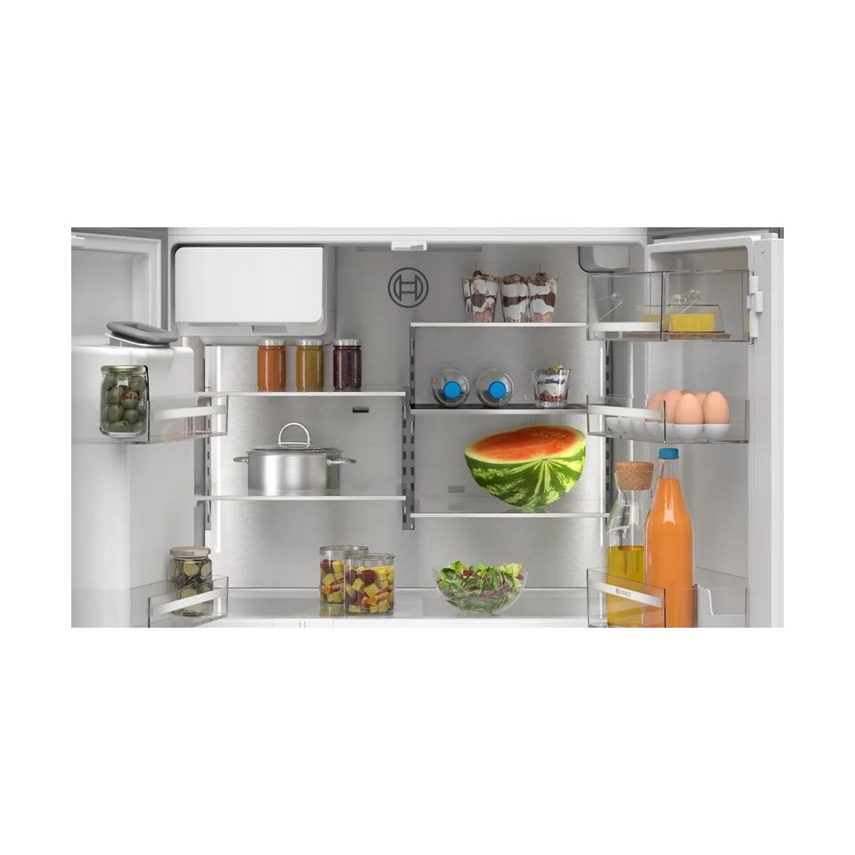 Frigorífico Americano Bosch Serie 6 KFD96APEA NoFrost, French Door, e multi door com Dispensador e de 183 cm - Aço Escovado Antidedadas Aço-5