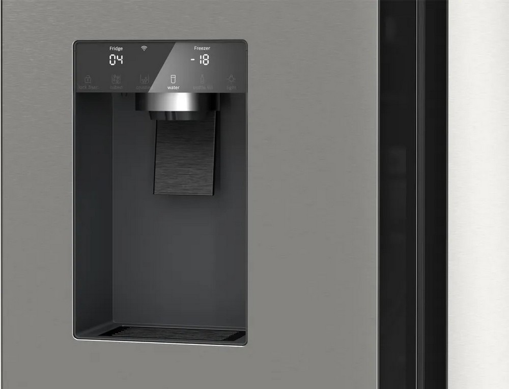 Frigorífico Americano Bosch Serie 6 KFD96APEA NoFrost, French Door, e multi door com Dispensador e de 183 cm - Aço Escovado Antidedadas Aço-8