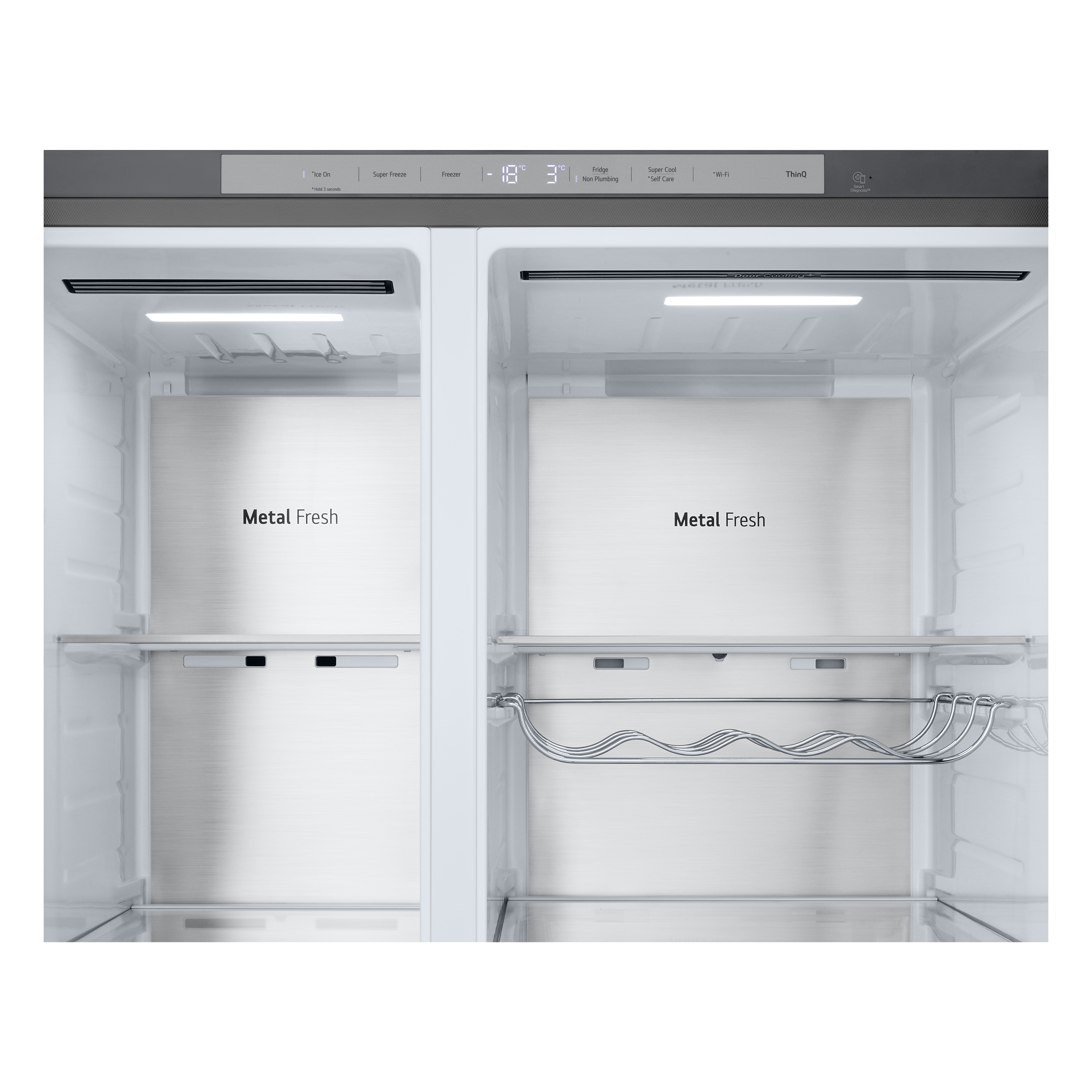 Frigorífico Americano LG GSLE91MBAC No Frost, Door Cooling, com Dispensador e de 179 cm - Prime Silver Silver-6