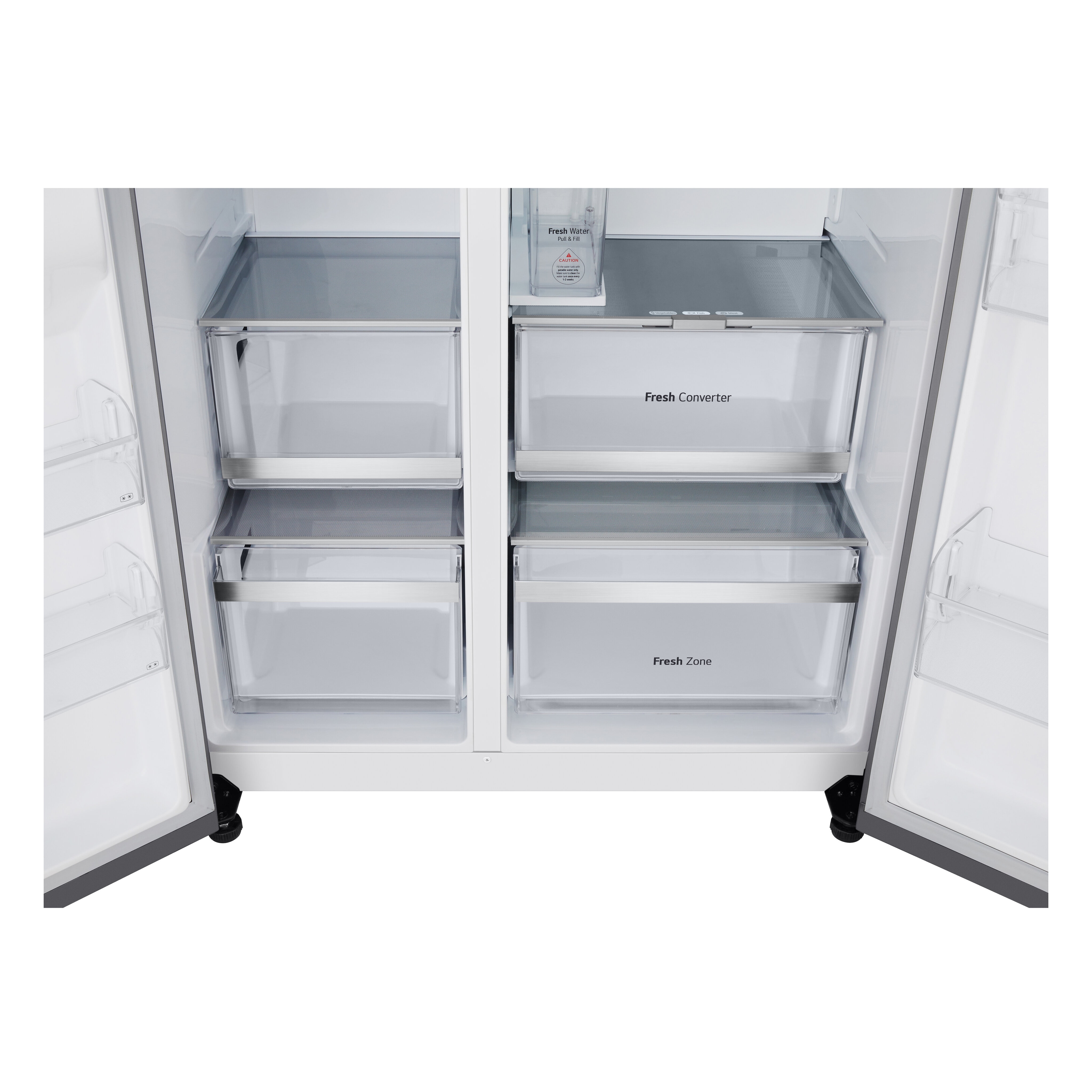Frigorífico Americano LG GSLE91MBAC No Frost, Door Cooling, com Dispensador e de 179 cm - Prime Silver Silver-7