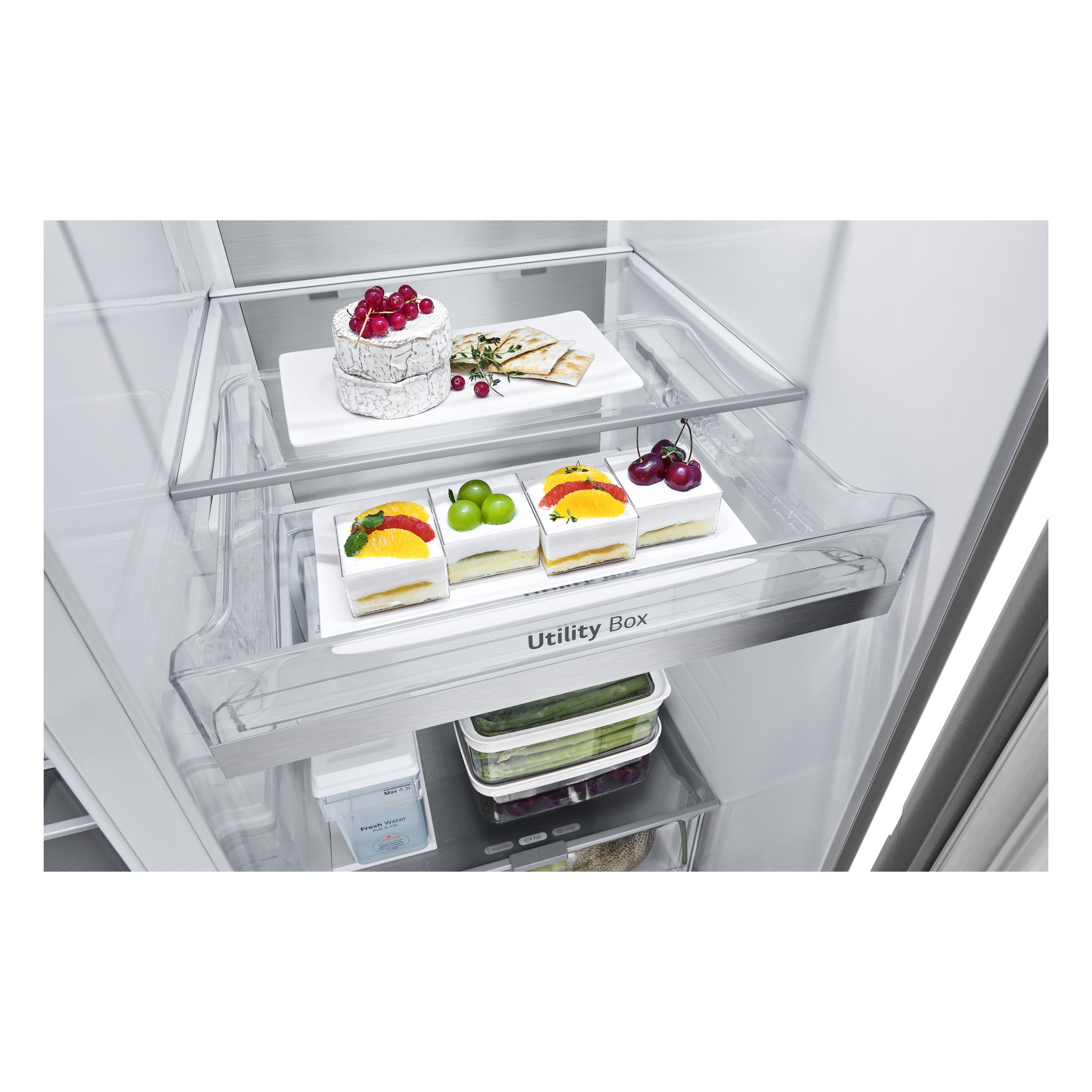 Frigorífico Americano LG GSLE91MBAC No Frost, Door Cooling, com Dispensador e de 179 cm - Prime Silver Silver-8