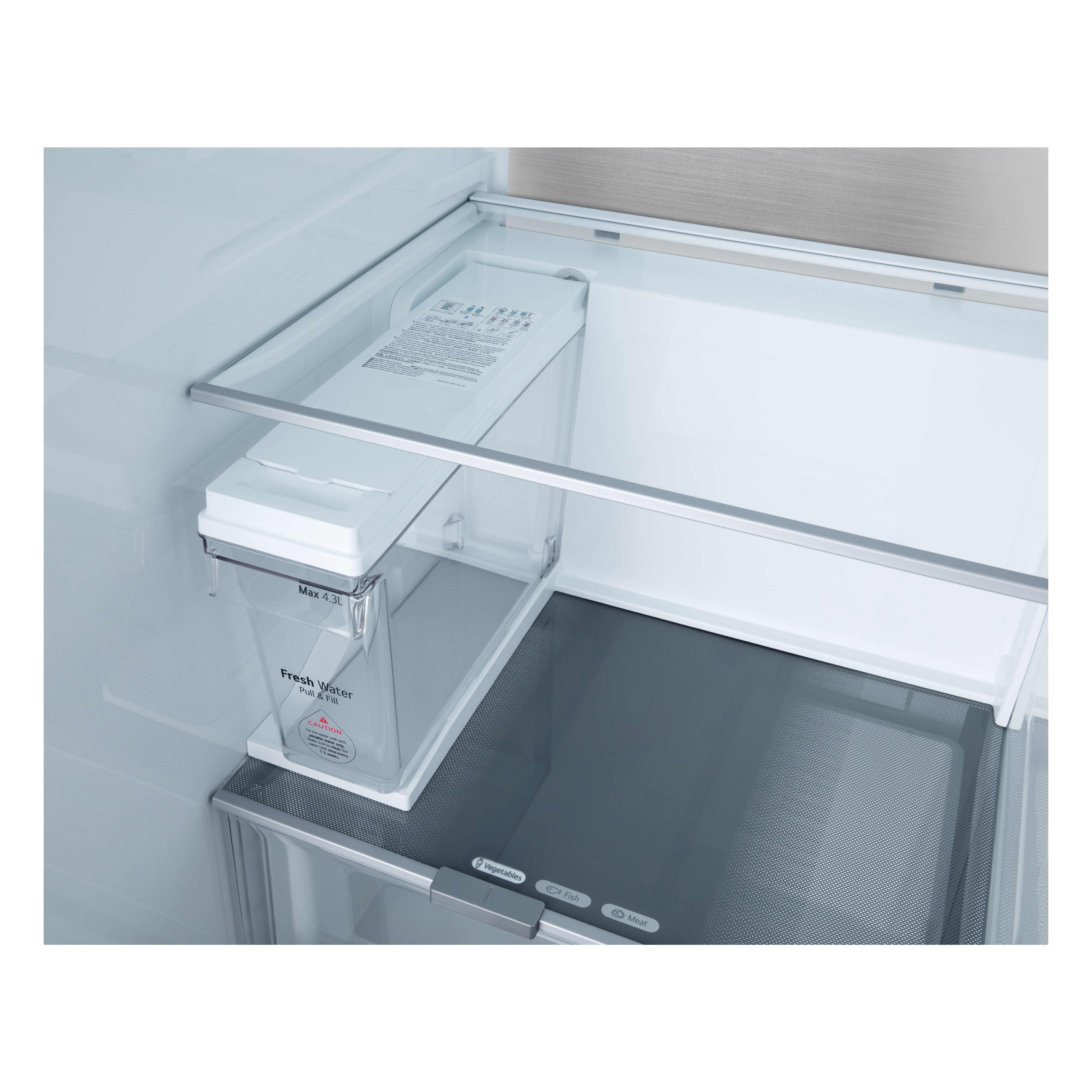 Frigorífico Americano LG GSLE91MBAC No Frost, Door Cooling, com Dispensador e de 179 cm - Prime Silver Silver-10