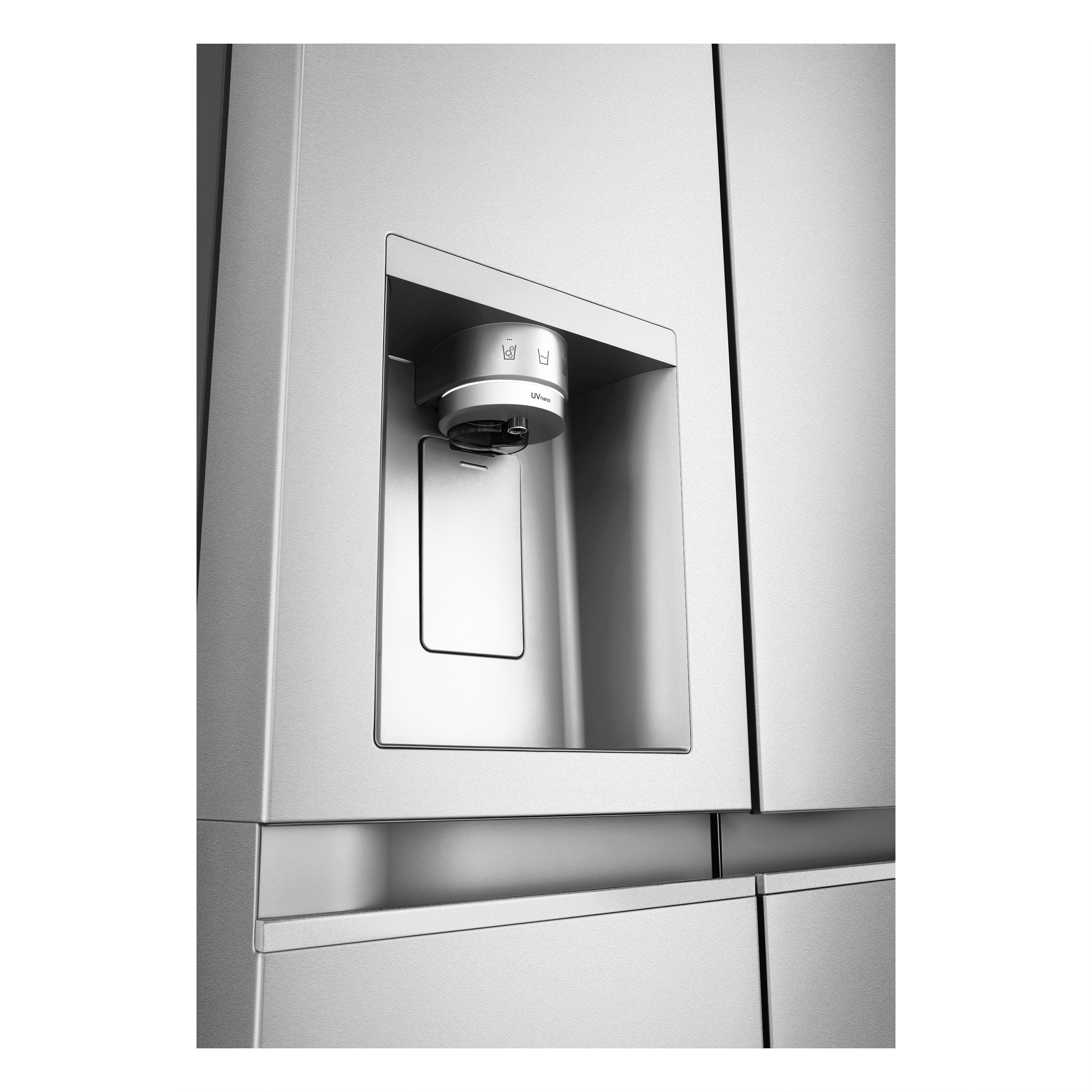 Frigorífico Americano LG GSLE91MBAC No Frost, Door Cooling, com Dispensador e de 179 cm - Prime Silver Silver-11