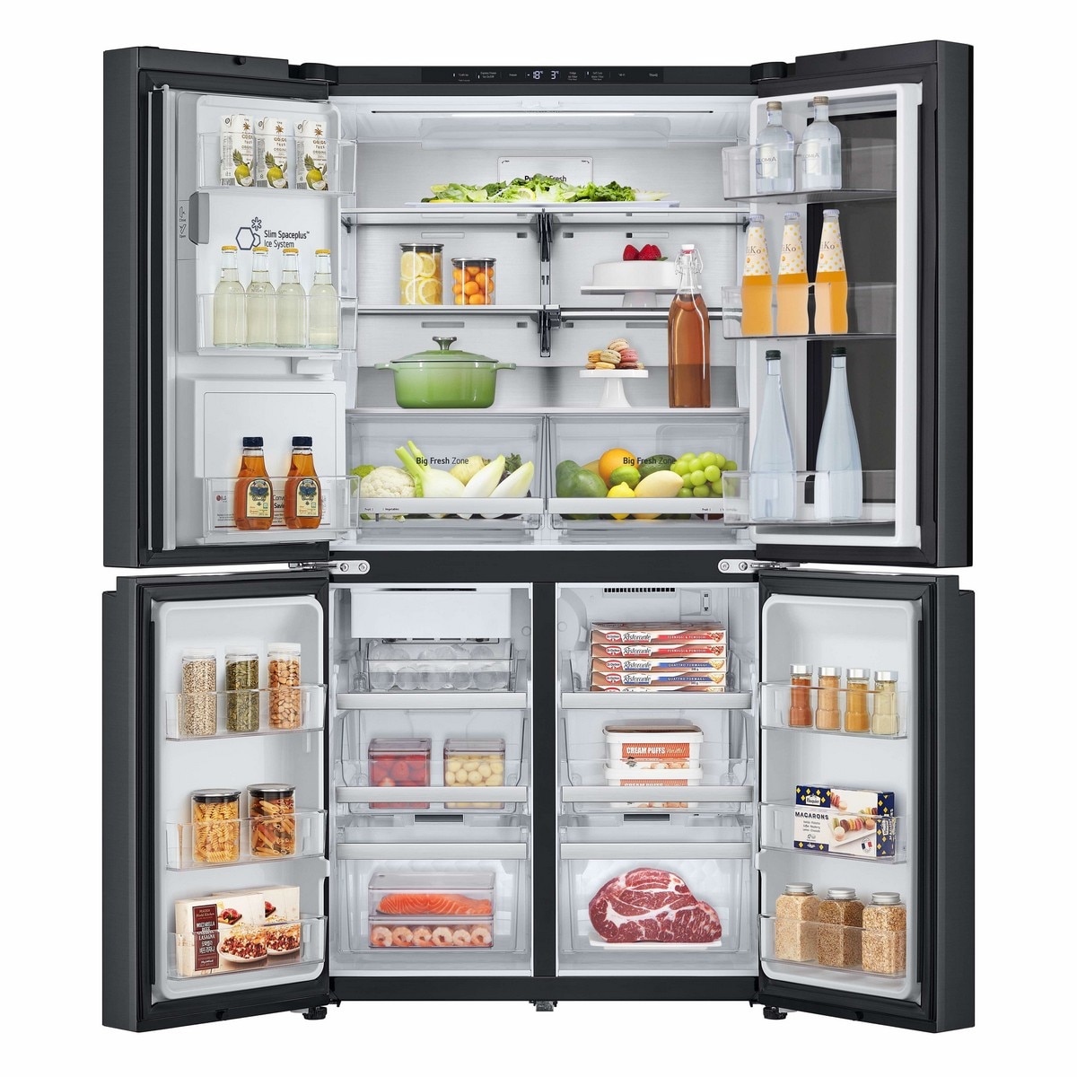 Frigorífico Americano LG GMG960EVEE de 4 Portas No Frost e de 179,2 cm - Essence Black Preto-4