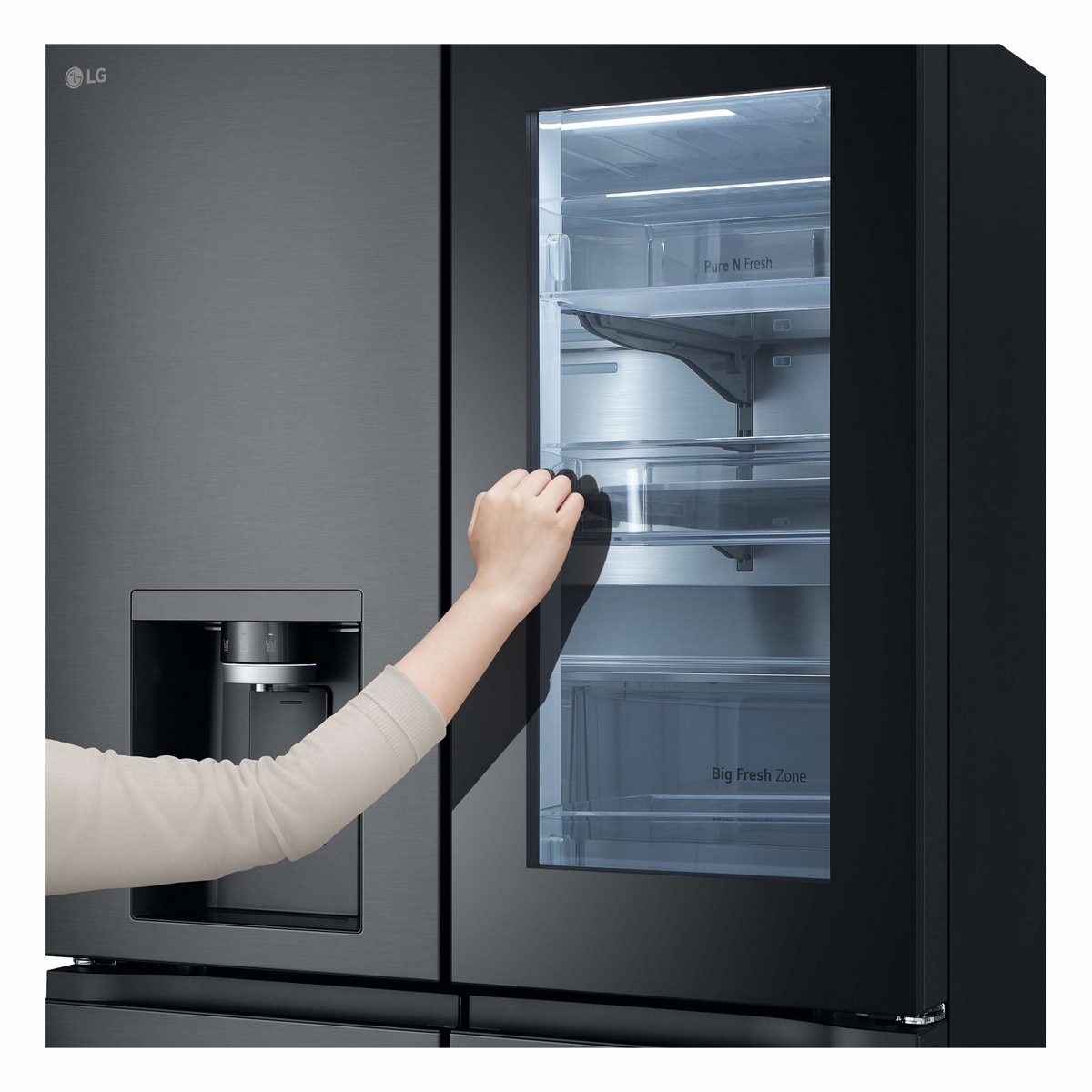 Frigorífico Americano LG GMG960EVEE de 4 Portas No Frost e de 179,2 cm - Essence Black Preto-6