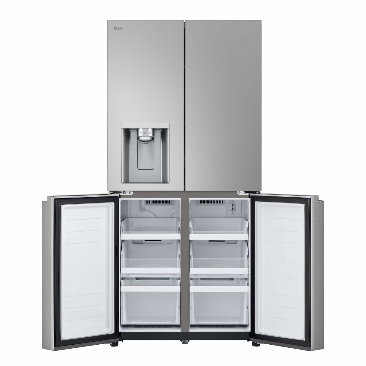 Frigorífico Americano LG GML861PYPE de 4 Portas No Frost e de 178,7 cm - Prime Silver Inox anti marcas-4
