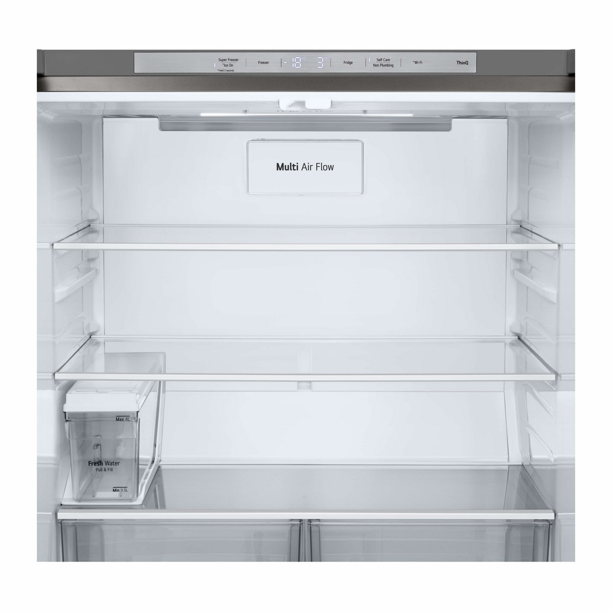Frigorífico Americano LG GML861PYPE de 4 Portas No Frost e de 178,7 cm - Prime Silver Inox anti marcas-8