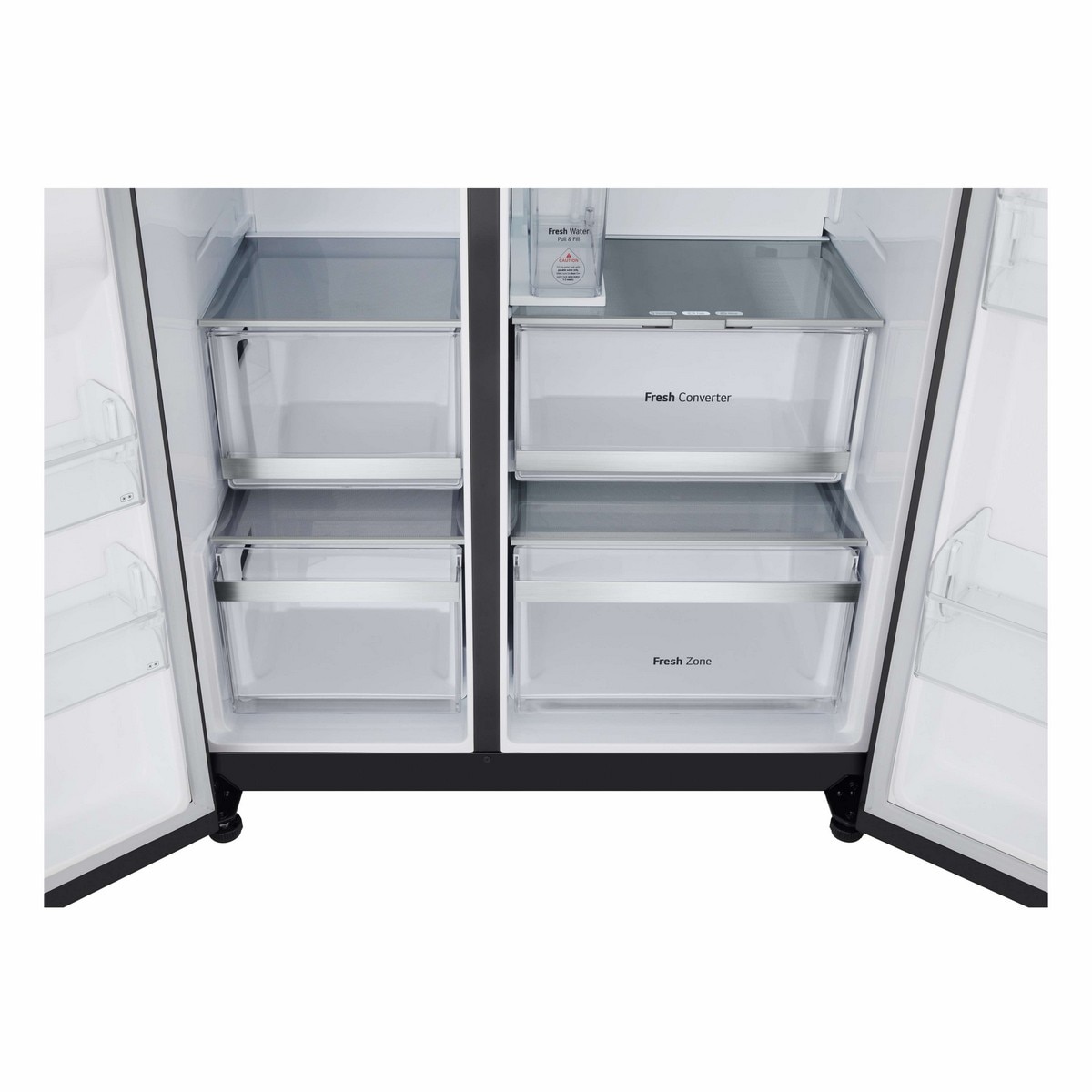 Frigorífico Americano LG GSLE91EVAC No Frost e de 179 cm - Matte Black Preto mate-8