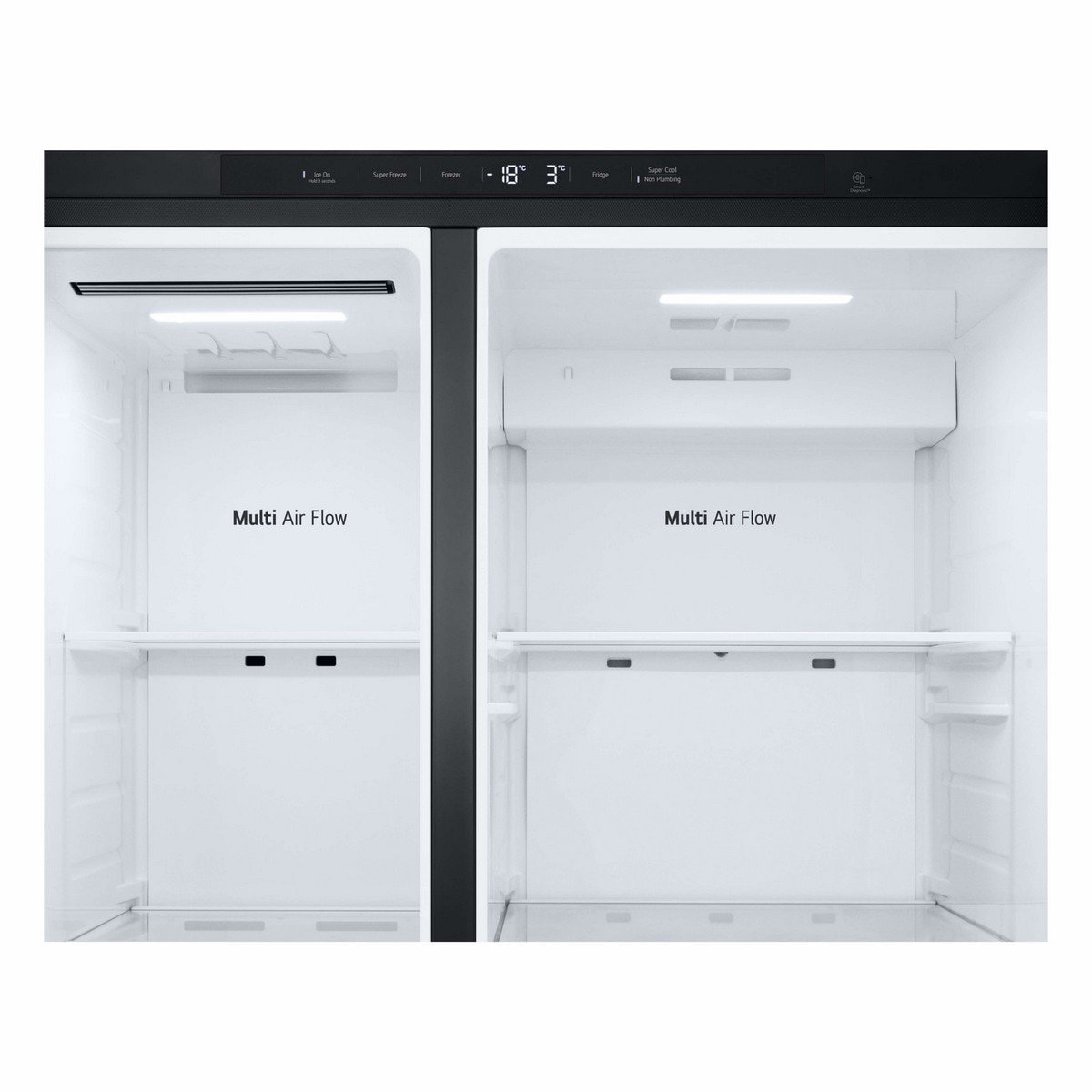 Frigorífico Americano LG GSLC41EPPE No Frost, Multi-Air Flow? e Congelador Door Cooling? e de 179 cm - Matte Black Preto mate-6