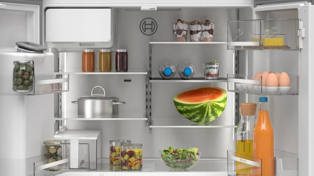 Frigorífico Americano Bosch Serie 6 KFI96AXEA No Frost, VitaFresh XXL e de 183 cm - Aço Preto Escovado Antidedadas Aço preto-6