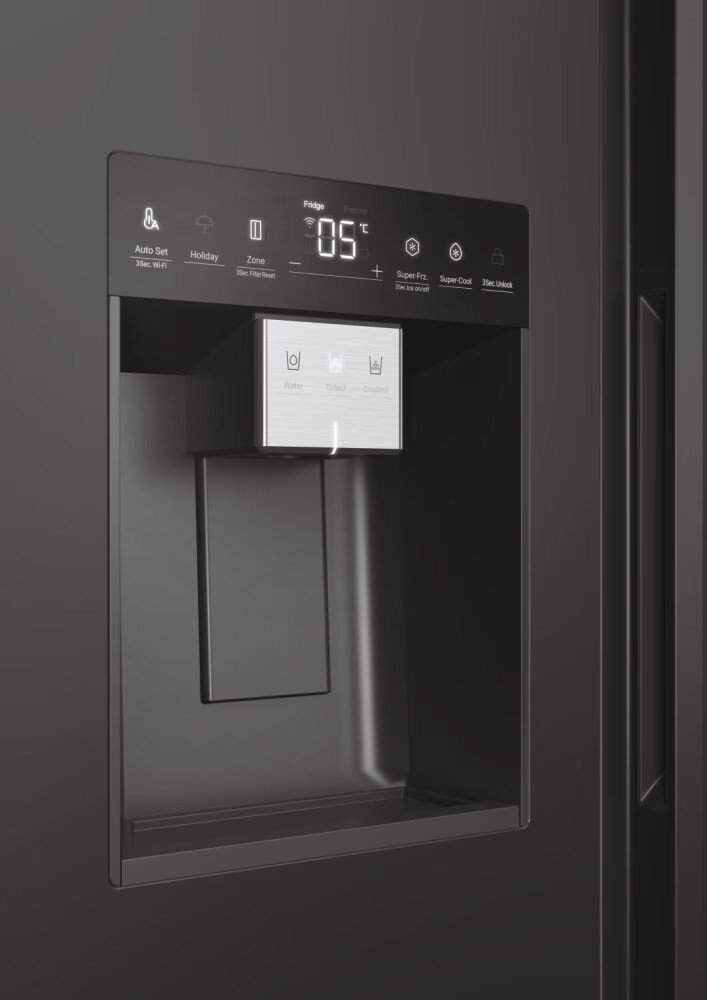 Frigorífico Americano Haier HSW59F18EIPT Side by Side SBS 90 Série 5 - Preto Ardósia Preto ardósia-13