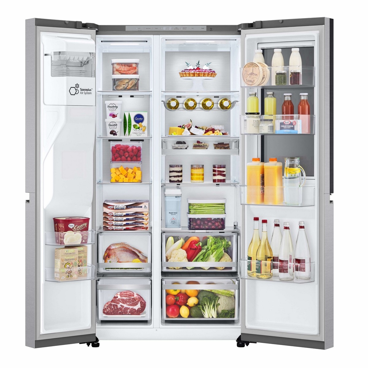 Frigorífico Americano LG GSXE91MBAD No Frost, Door in Door? e de 179 cm - Metal Sorbet 4
