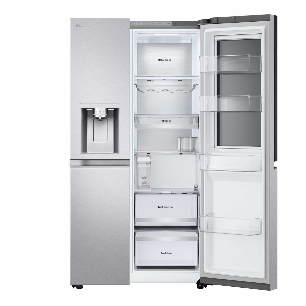 Frigorífico Americano LG GSXE91MBAD No Frost, Door in Door? e de 179 cm - Metal Sorbet 6