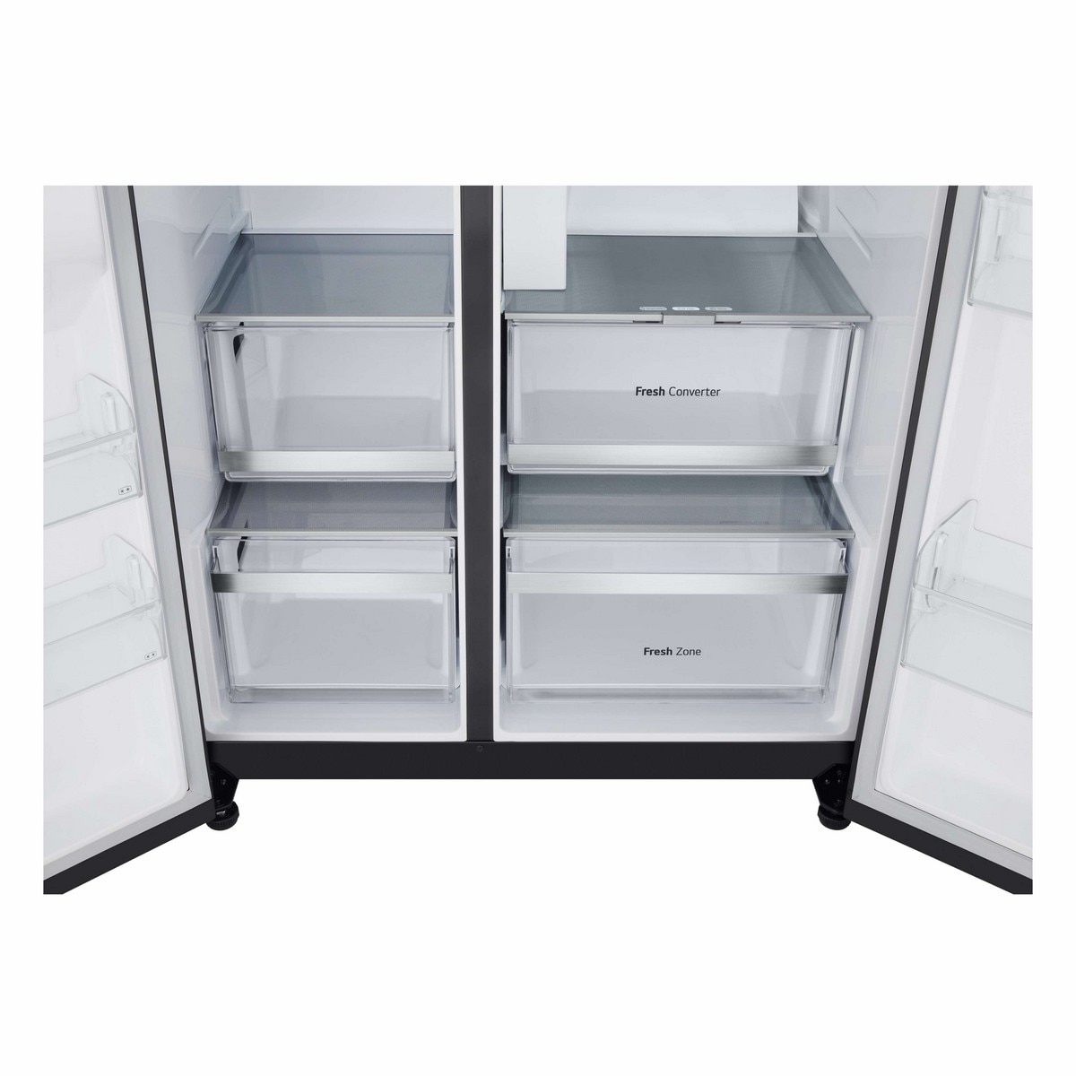Frigorífico Americano LG GSXE90EVDD Side by Side, No Frost, Compressor Smart Inverter e de 179 cm - Essence Black Preto-10