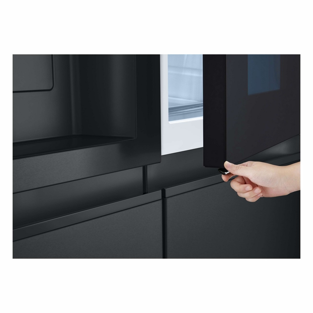 Frigorífico Americano LG GSXE90EVDD Side by Side, No Frost, Compressor Smart Inverter e de 179 cm - Essence Black Preto-12