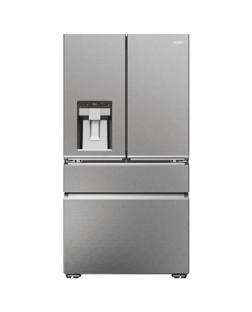 Frigorífico Americano Haier HFW7918EIMP de 4 Portas, No Frost e de 177,5 cm - Platinum Inox Inox-1