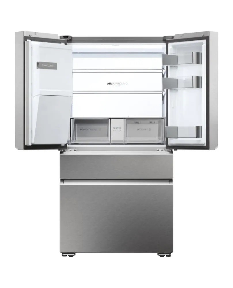 Frigorífico Americano Haier HFW7918EIMP de 4 Portas, No Frost e de 177,5 cm - Platinum Inox Inox-3