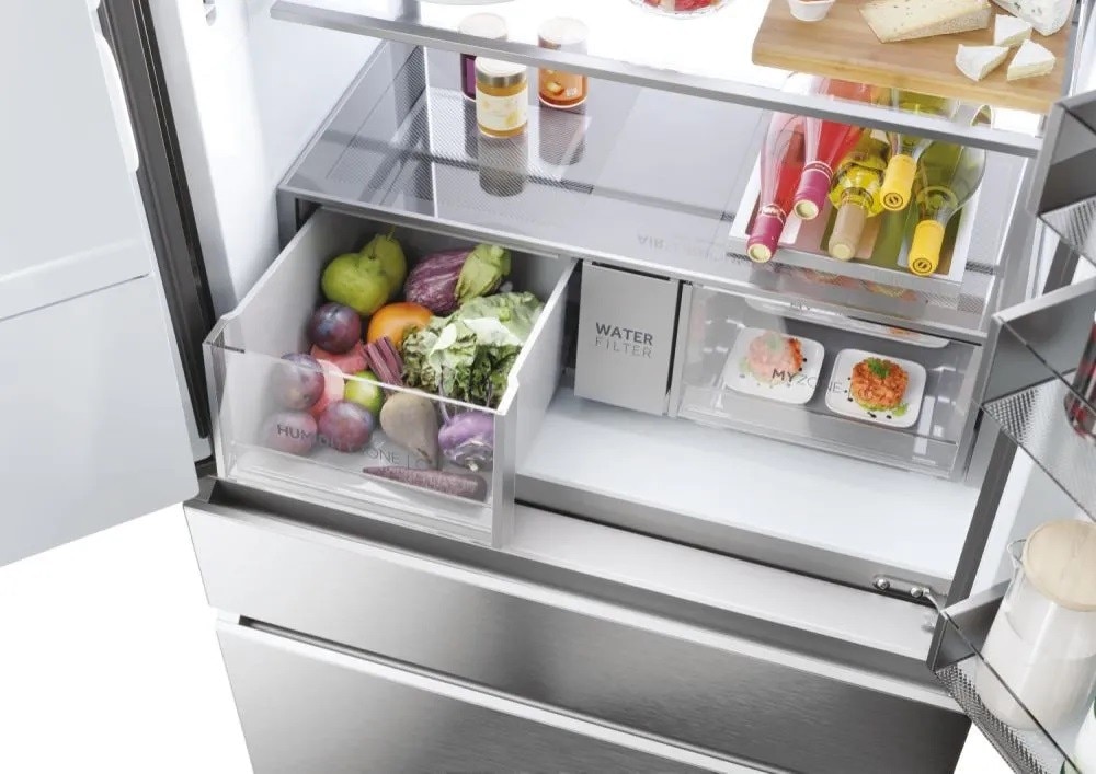 Frigorífico Americano Haier HFW7918EIMP de 4 Portas, No Frost e de 177,5 cm - Platinum Inox Inox-5
