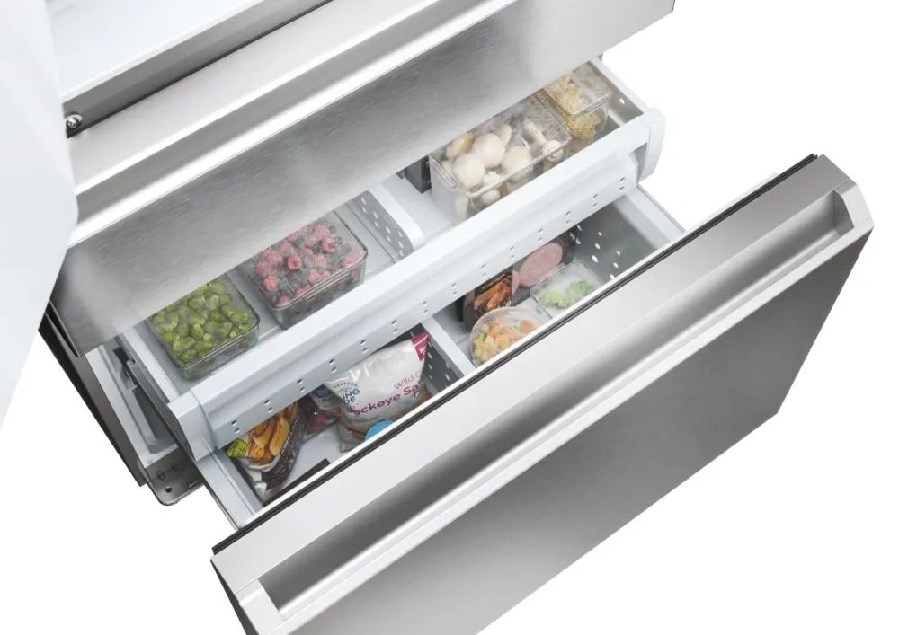 Frigorífico Americano Haier HFW7918EIMP de 4 Portas, No Frost e de 177,5 cm - Platinum Inox Inox-7
