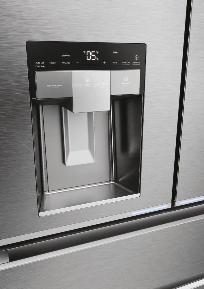 Frigorífico Americano Haier HFW7918EIMP de 4 Portas, No Frost e de 177,5 cm - Platinum Inox Inox-8