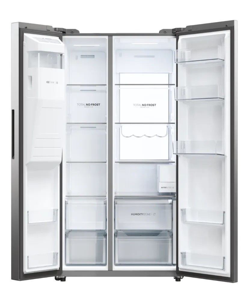 Frigorífico Side by Side Haier SBS 90 Série 7 HSW79F18CIMM No Frost e de 177,5 cm - Platinum Inox Inox-2