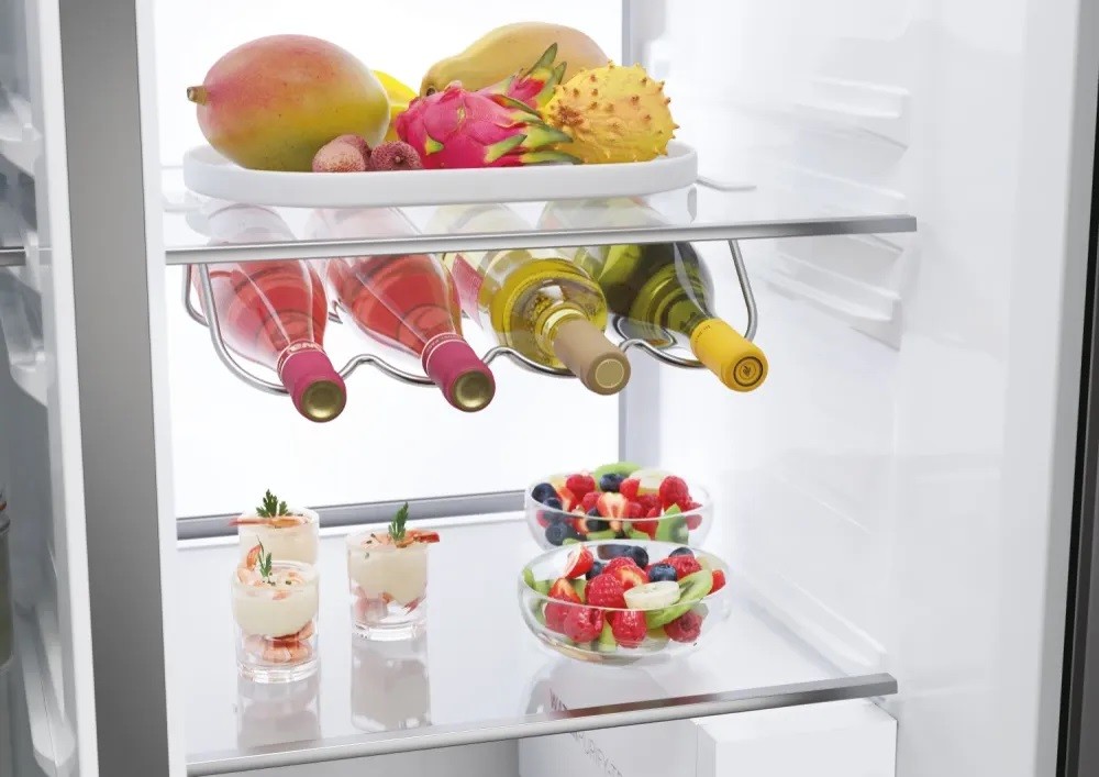 Frigorífico Side by Side Haier SBS 90 Série 7 HSW79F18CIMM No Frost e de 177,5 cm - Platinum Inox Inox-8