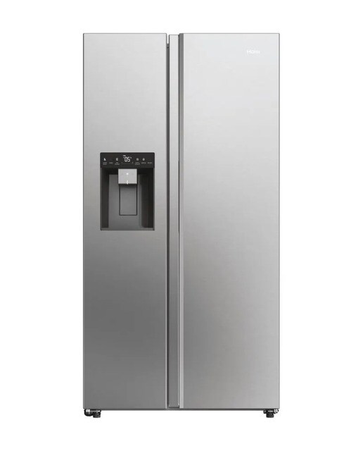 Imagem 0 de Frigorífico Side by Side Haier SBS 90 Série 5 HSW59F18EIMM No Frost e de 177,5 cm - Platinum Inox