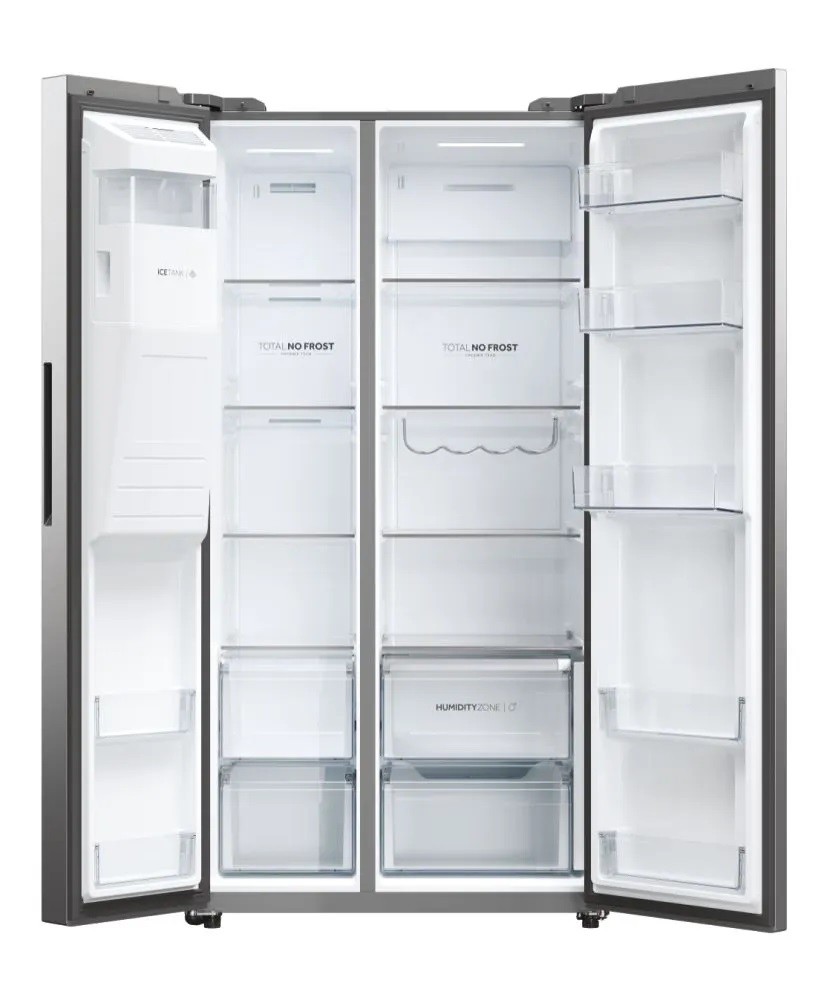 Frigorífico Side by Side Haier SBS 90 Série 5 HSW59F18EIMM No Frost e de 177,5 cm - Platinum Inox Inox-3