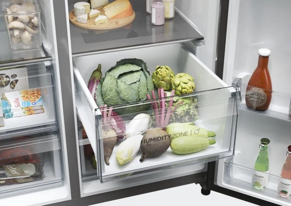 Frigorífico Side by Side Haier SBS 90 Série 5 HSW59F18EIMM No Frost e de 177,5 cm - Platinum Inox Inox-6