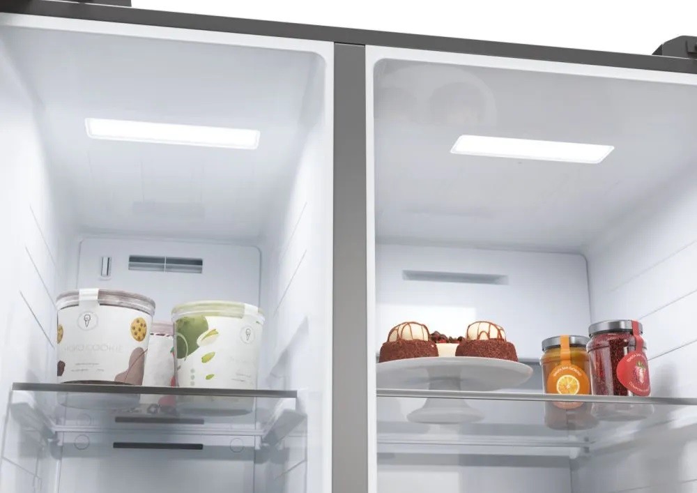 Frigorífico Side by Side Haier SBS 90 Série 5 HSW59F18EIMM No Frost e de 177,5 cm - Platinum Inox Inox-8