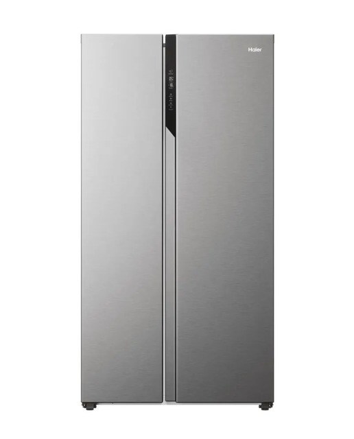 Imagem 0 de Frigorífico Side by Side Haier SBS 90 Serie 5 HSR5918DNMP No Frost e de 177,5 cm - Platinum Inox